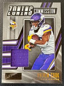 lot 13 image: Dalvin Cook Relic 2019 Playbook Zoning Commission #13 Minnesota Vikings Football Card