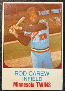 lot 17C image: Rod Carew 1975 Hostess #56 Vintage Baseball Card - Nice condition, RARE