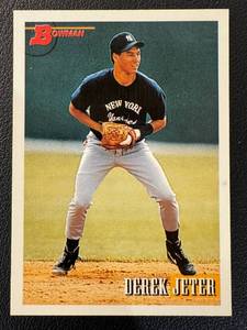lot 29C image: Derek Jeter RC 1993 Bowman #511 Rookie Baseball Card