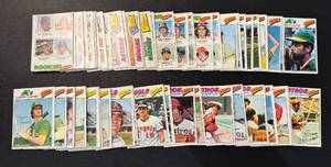 lot 85B image: 1977 Topps 68 Vintage Card Lot - Dale Murphy RC, George Brett (2), Mike Schmidt, Leaders and Team Cards, and more