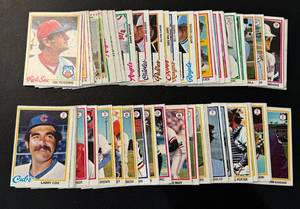 lot 86B image: 1978 Topps 55 Card Vintage Baseball Lot - Yaz, Stargell, Lou Whitaker RC, CarltonPalmer, Reggie Jackson, Lou Brock, Pete Rose, and More