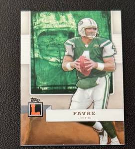 lot 90B image: Brett Favre 949 2006 Topps Letterman #47, numbered 877949 Football Card