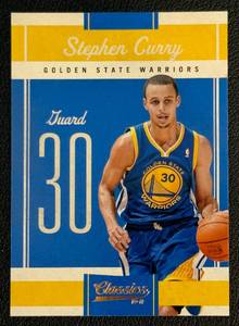 lot 27A image: Steph Curry 2nd Year 2010-11 Panini Classics #30 Basketball Card