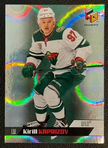 lot 30A image: Kirill Kaprizov RC 2020-21 HoloGrFX Upper Deck Extended Series #HG-1 Rookie Minnesota Wild Hockey Card