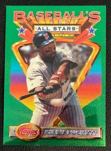 lot 37A image: Kirby Puckett 1993 Topps Fines #12 Minnesota Twins Baseball Card
