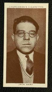 lot 43A image: 1938 Churchmans Cigarettes Boxing Personalities Jack Hart #42 Vintage Card