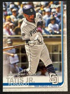 lot 77A image: Fernando Tatis Jr. RC 2019 Topps Update #US56 Rookie Baseball Card