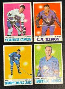 lot 80A image: 1970 Topps Hockey Lot of 4 Vintage Cards