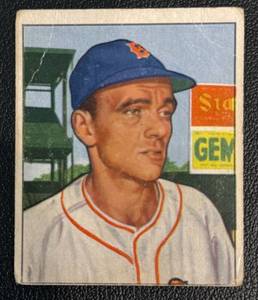lot 84A image: 1950 Bowman Al Papai #245 Vintage Baseball Card