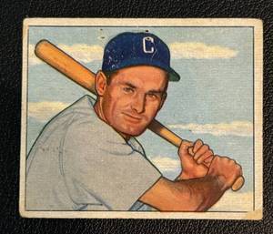 lot 96A image: 1950 Bowman Floyd Baker #146 Vintage Baseball Card
