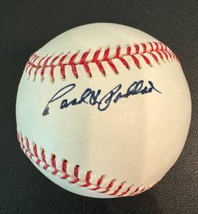 lot 27D image: Carl Pohlad Autographed MLB Baseball - Minnesota Twins