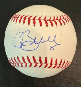 lot 34D image: Rocco Baldelli Autographed MLB Baseball - Obtained at Twins Fest