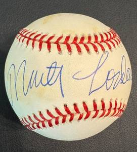lot 40D image: Mary Cordova 95 ROY Autographed MLB Baseball - Minnesota Twins