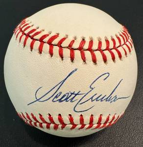 lot 44D image: Scott Erickson Autographed on the Sweetspot MLB Baseball