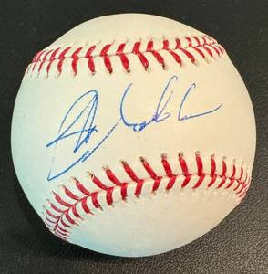 lot 65D image: Joba Chamberain Autographed MLB Baseball - New York Yankees #62 2008 Pitcher