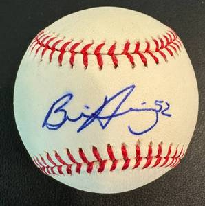 lot 68D image: Brian Dunsing Autographed MLB Baseball - In-Person Auto at 2010 Twins and Pins Charity Event