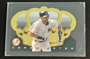 lot 60D image: Derek Jeter 1999 Pacific Crown Royale Die Cut #97 Baseball Card