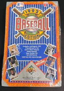lot 53 image: 1992 Upper Deck Baseball Factory Sealed 36 Pack Box