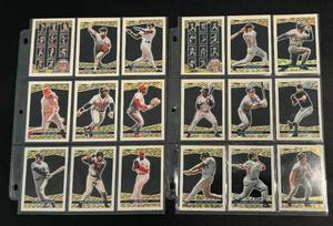 lot 54 image: Topps Black Gold 1993 24 Card Lot - Kirby Puckett, Mark McGwire, Frank Thomas, and more