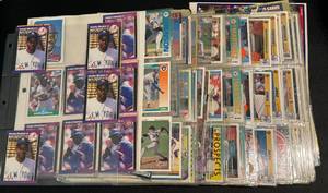 lot 65 image: Large Lot of Card Sheets - Baseball, Basketball, Hockey