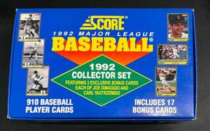 lot 61 image: 1992 Score Baseball Complete Factory Set - Baseball Cards