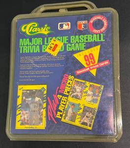 lot 63 image: 1990 Classic Major League Baseball Trivia Board Game and Card Set - Ken Griffey Jr.