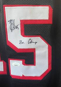 lot 14E image: Mario Chalmers Autographed Jersey with JSA COA, inscribed 2x Champ, Miami Heat Size XL