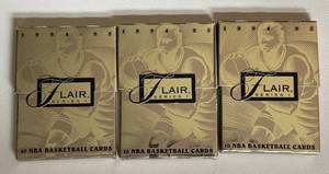 lot 40F image: 1994-95 Flair Series 3 NBA Basketball Cards - 3 Boxes