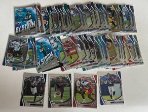 lot 41F image: 2021 NFL Absolute Rookie Cards - Large Lot of Football Cards
