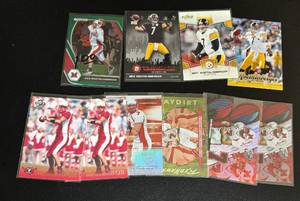 lot 48F image: Ben Roethlisberger 10 Card Football Lot with Rookies