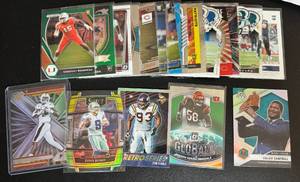 lot 56F image: Large lot of 2021 NFL Football Cards - Chronicles, Optics, Mosaics and More