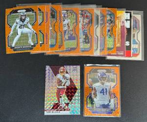 lot 78F image: 2020 NFL Prizm, Mosaic, and More Football Card Lot