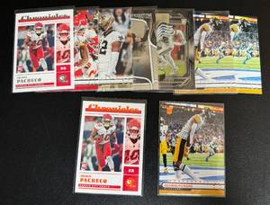 lot 79F image: 10 Card 2022 NFL Rookie Card Lot wbig names