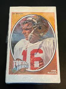 lot 38B image: 1991 Upper Deck NFL Football - Factory Sealed Pack Box
