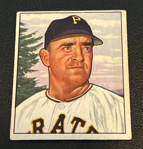 lot 31B image: 1950 Bowman Danny Murtaugh #203 Vintage Baseball Card