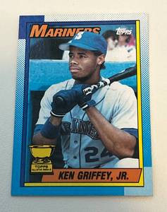 lot 109B image: Ken Griffey Jr. Rookie Cup 1990 Topps #336 Baseball Card