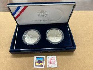 lot 10 image: US Mint American Buffalo Proof & Uncirculated Silver Dollars