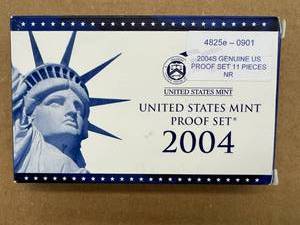 lot 11 image: 2004 US Mint Proof Set