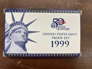 lot 56 image: 1999 US Mint Proof Set