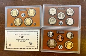 lot 59 image: 2013 US Mint Proof Set