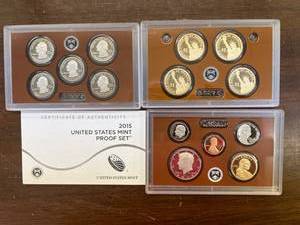 lot 60 image: 2015 US Mint Proof Set