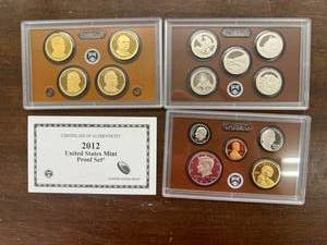 lot 61 image: 2012 US Mint Proof Set