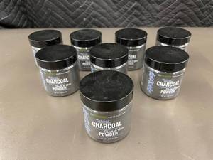 lot 71 image: Lot of 8 Peppermiont inVitamin Activated Charcoal Tooth & Gum Powder (2.75 oz)