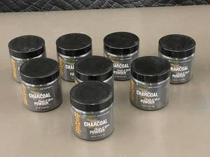 lot 73 image: Lot of 8 - inVitamin Natural Activated Charcoal Tooth & Gum Powder, Citrus Flavor, 2.75 oz