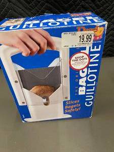 lot 92 image: Bagel Biter Bagel Guillotine