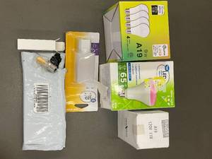 lot 28 image: I 2 - Assorted LED Light Bulbs Lot - Multiple Types & Wattages