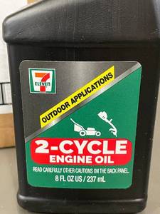 lot 316 image: FL 5 - Lot of 12 7-Eleven 2-Cycle Engine Oil Bottles (8 fl. oz each)