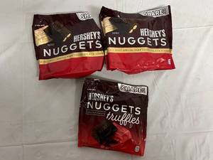 3 Bags of Hersheys Nuggets