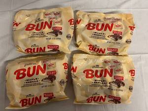4 Bags of Pearsons Bun Maple Vanilla Nougat