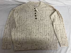 Madewell Donegal Bowden Henley Sweater - M